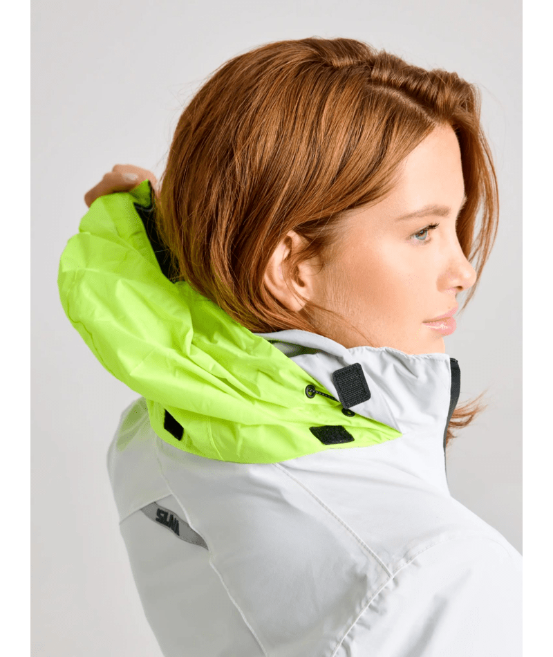 SLAM CREW WOMEN'S WARM HOODED JACKET OFF WHITE