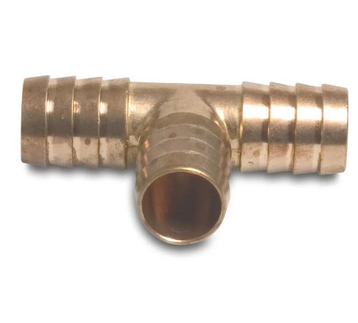 BRASS T PIECE CONNECTORS various sizes