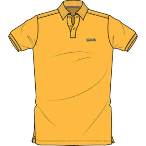 Black SLAM TECH PIQUÉ POLO EVO with 50+ UPF, regular fit, and breathable stretch fabric for comfort.
