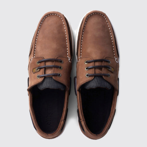 Dubarry 'Regatta' Deck Shoe - Donkey Brown Nubuck