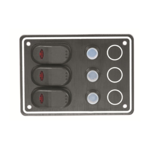 Marine Waterproof 3 Switch Panel