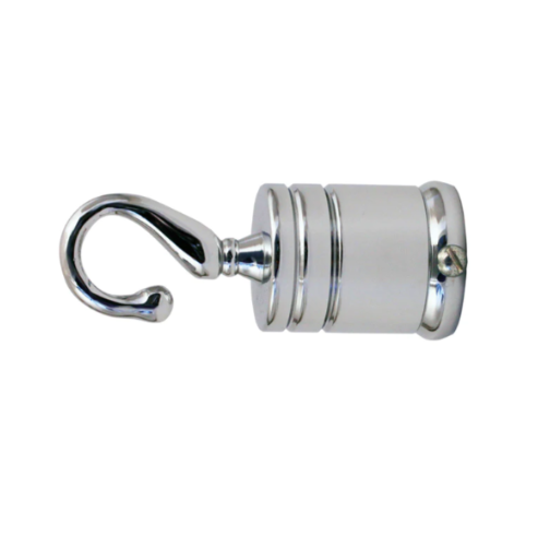 Create a customized handrail using synthetic Hemp rope. Be sure to take into account the mid-drop when measuring the distance. T