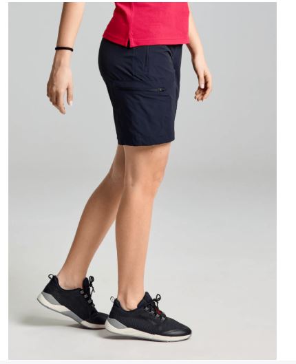 SLAM WOMENS TECH CARGO SHORT NAVY