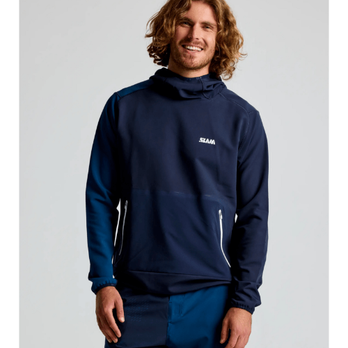 Eco-friendly SLAM FOIL TECH Hoodie with PFC-free DWR treatment, regular fit, and kangaroo pocket for essentials.