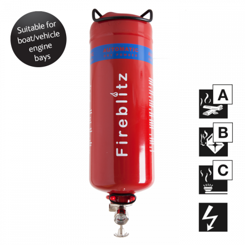 Fireblitz Automatic 2KG ABC Fire Extinguisher