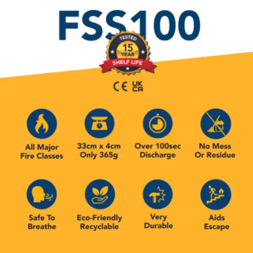 FIRE SAFETY STICK 50sec, 100sec
