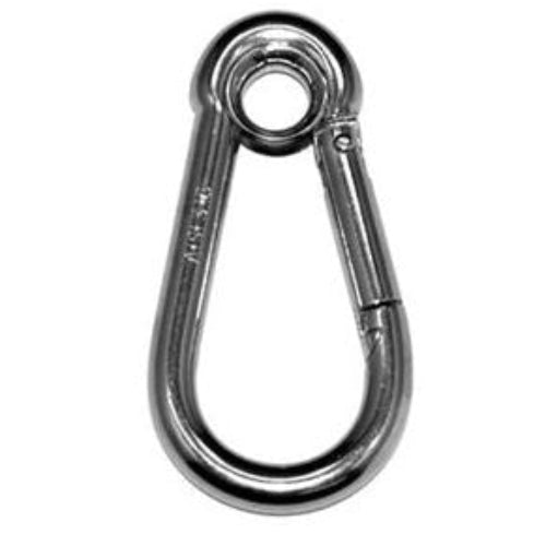 Carbine hooks for marine applications are high-strength, corrosion-resistant snap hooks designed for secure and reliable fastening in harsh marine environments. Typically made from stainless steel 316 . these hooks offer excellent resistance to saltwater, rust, and heavy loads.