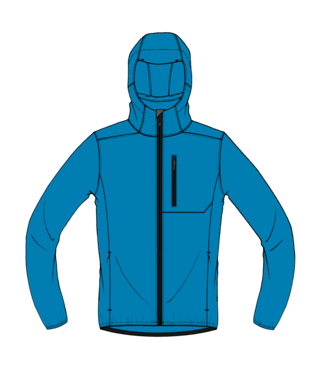 SLAM ACT Packlite Jacket CREEK BLUE