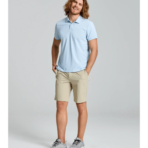 SLAM Tech Chino Shorts Dry Sand – lightweight, elastic, water-repellent, quick-dry sailing shorts with elastic waist and pockets for summer wear.