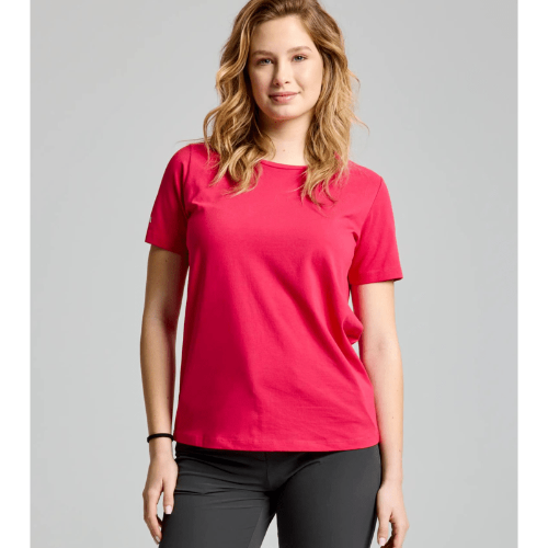 Women’s sailing t-shirt – SLAM Deck T-Shirt with sporty logo, breathable fabric, and comfortable regular fit