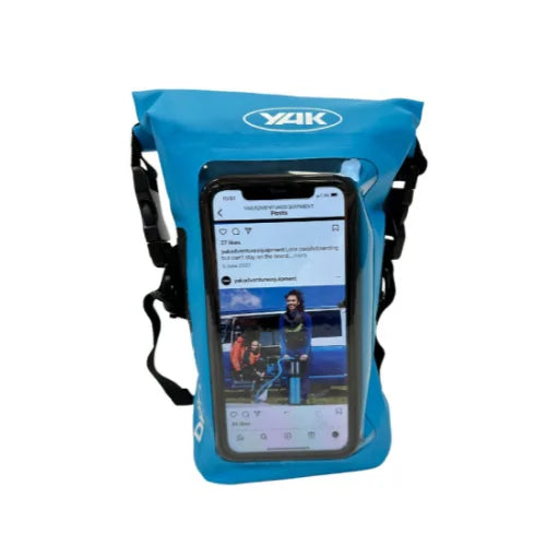 Yak Drypak Phone Pouch Drybag Blue