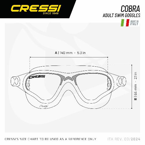 Cressi Cobra Swimming Goggles