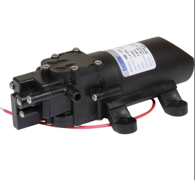 SHURflo Lo-Flo 105 Fresh Water Pump (12V / 3.8 LPM / 30 PSI / 3/8")