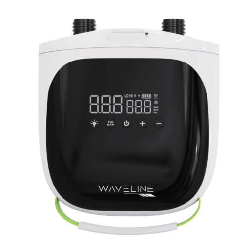 Waveline WL-7PRO Rechargeable Air Pump – Portable Lithium Battery Pump for Dinghies, SUPs, Towables, Air Beds & Inflatable Water Gear