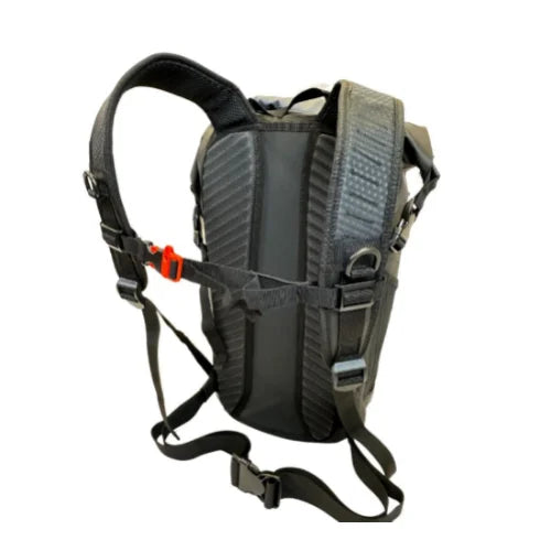 yak drypak 30ltrs backpack back view