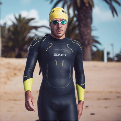 ZONE 3 - VISION MENS TRIATHALON WETSUIT BLACK/GREEN -50% OFF RRP