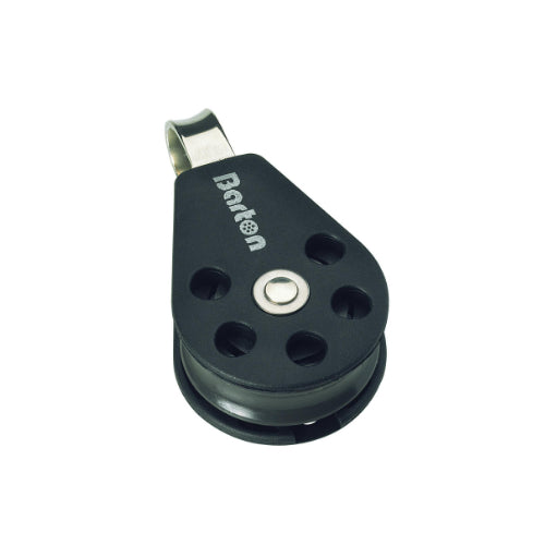 Barton Size 2 single fixed eye Shackle Plain ROPE Block - 02110