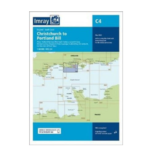 C4 Christchurch To Portland Bill: 2022- Imray Charts