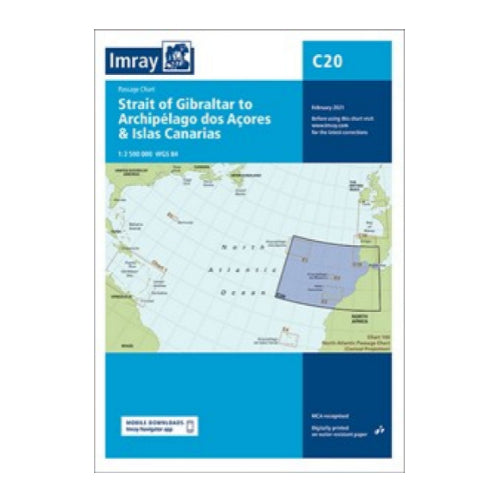 C20 Gibraltar to Acores and Islas Canarias - Imray Charts