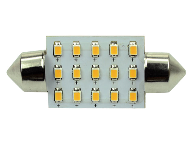 Talamex Spare Light Bulbs - Super LED Festoon Light - 15 x SMD