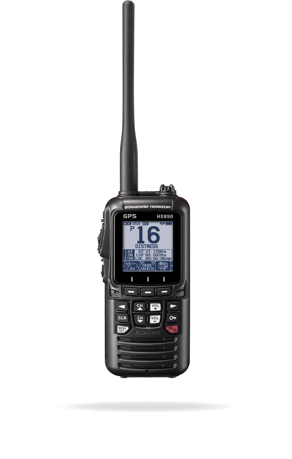 Standard Horizon HX980 floating dsc gps transceiver handheld vhf radio