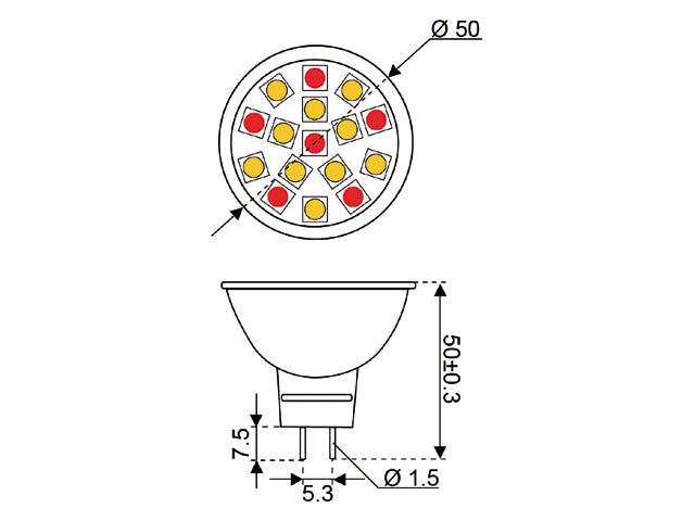 Talamex Spare Light Bulbs - Super LED BA15d/ BA15s/ BA9s Bulb