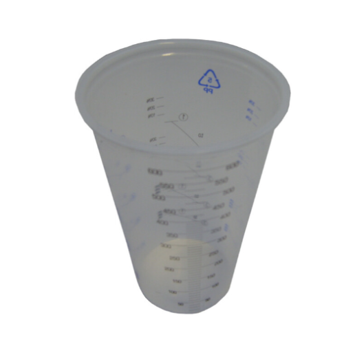 Blue Gee calibrated graduated pot and syringes