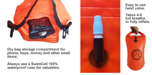 Swimcell Tow Buoy Open Water Swimming
