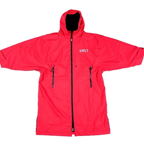 Change Robe from VAST Boardsports. With extra wide sleeves for easier maneuverability, TwoFaced YKK Zip & thermo-soft Sherpa Fleece, ensure your comfort whilst outdoors or changing after your watersports adventures.