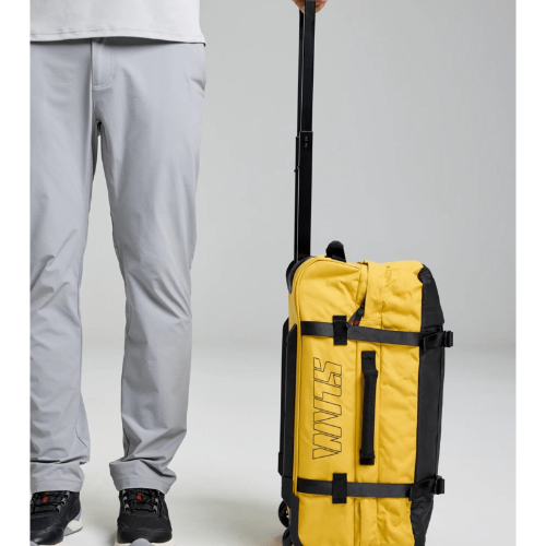 40L SLAM CABIN TROLLEY – cabin luggage compliant, water-resistant, and easy to carry for travel.