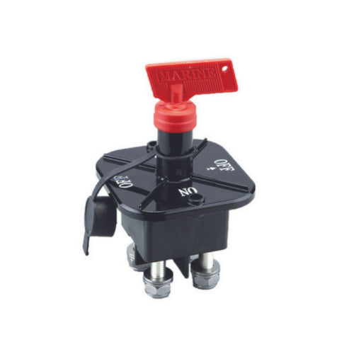 AAA Double Pole Battery Switch with Removable Key 120A 24V