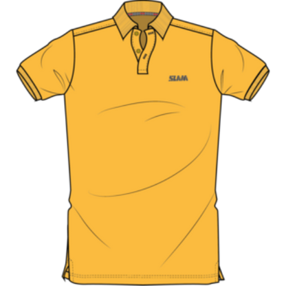 Black SLAM TECH PIQUÉ POLO EVO with 50+ UPF, regular fit, and breathable stretch fabric for comfort.