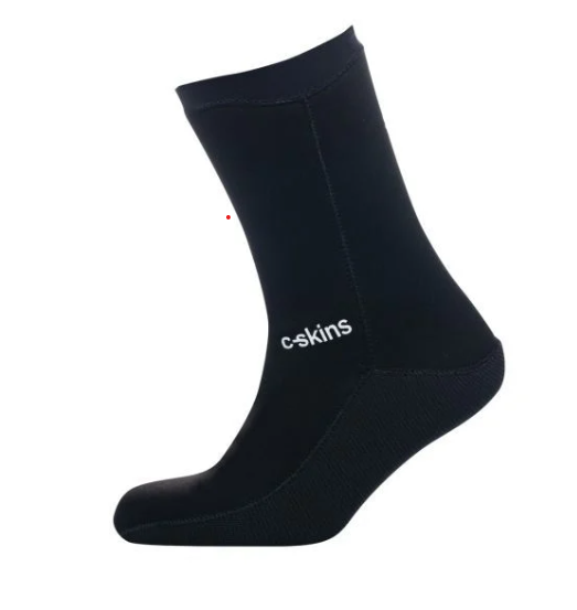 C Skins Swim Research Freedom 4mm Swim Socks - Black