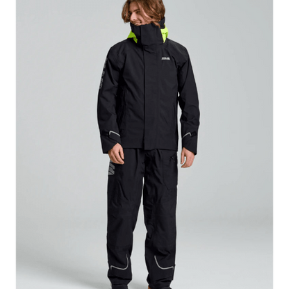 Coastal sailing jacket – SLAM Pro Jacket with 15,000mm waterproofing, breathable membrane, PFC-free DWR, and durable recycled construction