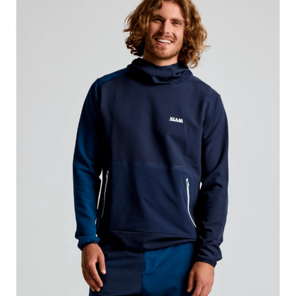 Eco-friendly SLAM FOIL TECH Hoodie with PFC-free DWR treatment, regular fit, and kangaroo pocket for essentials.