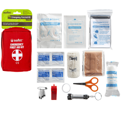 Summit 29 Piece Emergency First Aid & Torch Kit