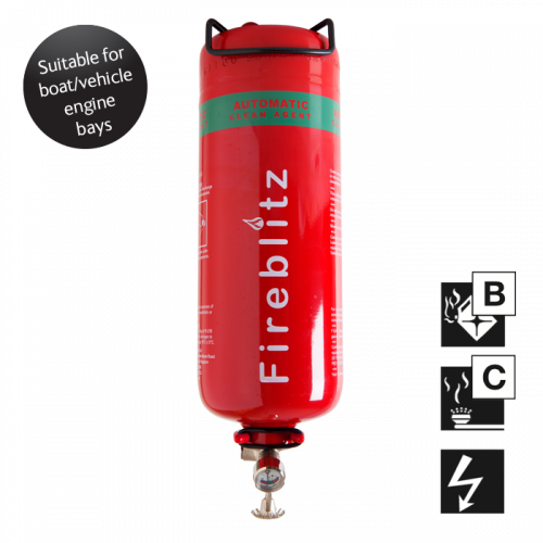 Fireblitz Auto Clean agent (GTFE) 1.5kg - fire extinguisher