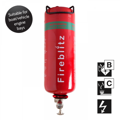Fireblitz Auto Clean agent (GTFE) 2kg - fire extinguisher