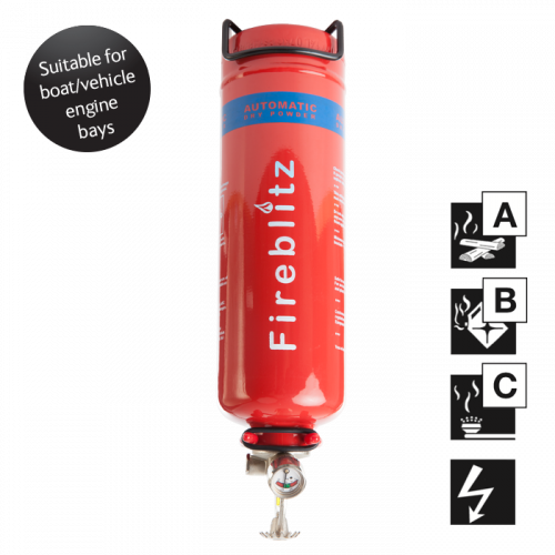 Fireblitz Automatic 1KG ABC Fire Extinguisher