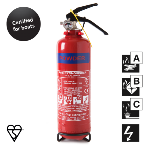 Fireblitz 1KG ABC Fire Extinguisher