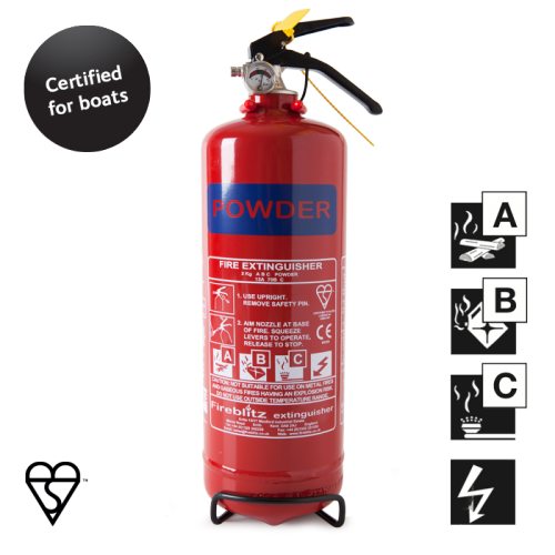 Fireblitz 2KG ABC Fire Extinguisher