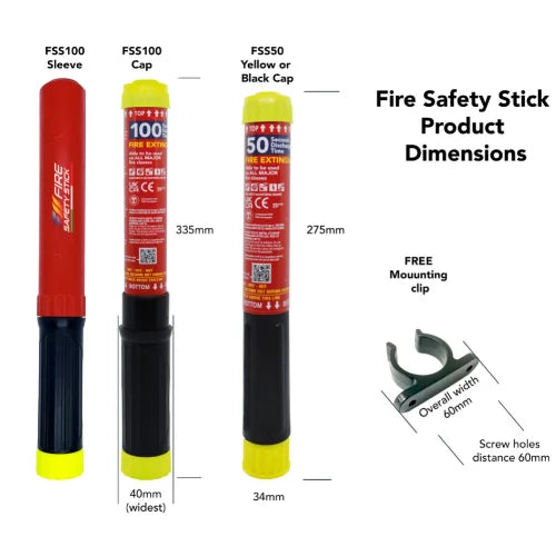 FIRE SAFETY STICK 50sec, 100sec