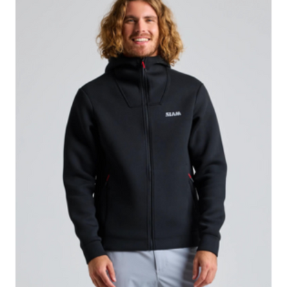 Full-zip SLAM ACT Hoodie – adjustable hood, soft fabric, and regular fit for all-day comfort.