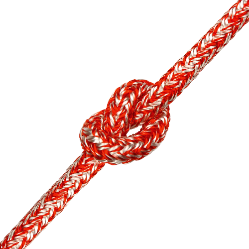 Braid on Braid Polyester is an ideal cruising rope. It is good on the hands and easy to splice. Braid on Braid has a low stretch braided Polyester core with an abrasion resistant braided Polyester cover.