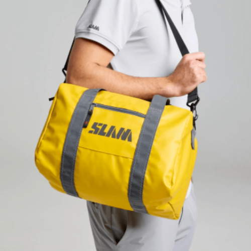 Lightweight SLAM DUFFEL BAG SMALL offering durable, weather-resistant storage for daily essentials.
