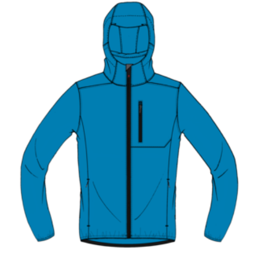 Lightweight, windproof SLAM ACT Packlite Jacket – perfect for running, hiking, or everyday travel.