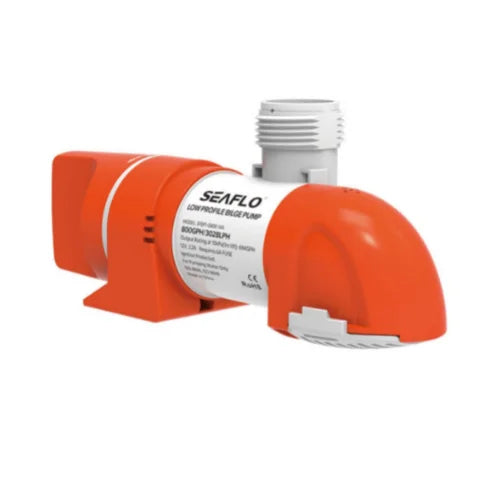 With a long and narrow design the low profile Seaflo pumps are ideal for fitting into tight, awkward space whilst the outlet and pump body will rotate a full 360 degrees to facilitate installation. 