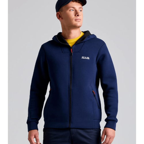 SLAM ACT Full-Zip Hoodie – comfortable hoodie with adjustable hood and regular fit for casual or active wear.