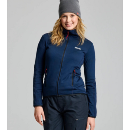 SLAM ACT Women’s Grid Fleece – anti-pilling, 4-way stretch fleece with Thermocontrol technology and YKK zippers