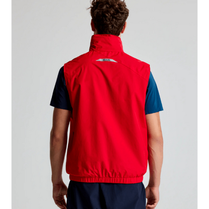SLAM CREW VEST – windproof marine vest with Thermocontrol technology, ideal for layering in variable weather.
